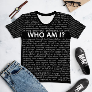 Who Am I? Black Women's T-shirt