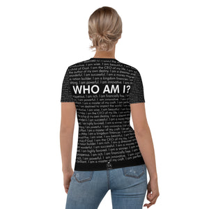 Who Am I? Black Women's T-shirt