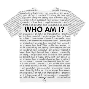 Who Am I? Soft Specialty T-shirt (White)