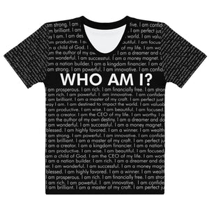 Who Am I? Soft Specialty T-shirt (Black)